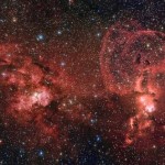 Espectacular paisaje de formación estelar, al sur de la Vía Láctea