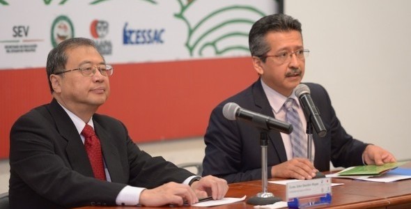 Shuichiro Megata y Rafael Díaz Sobac
