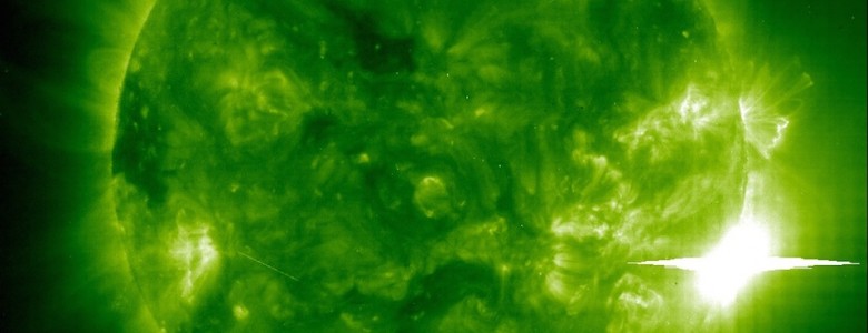 La actividad solar más prolongada de que se tiene registro fue en 2003: La Tormenta Solar de Halloween Erupción solar del 2003- ESA, NASA