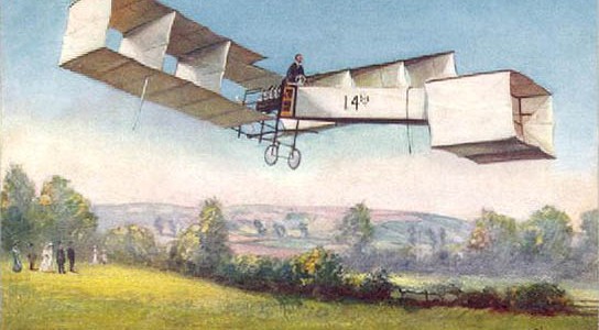 Alberto Santos Dumont: padre de la aviación, competidor con los Hermanos Wright por el titulo Alberto Santos Dumont volando el 14-bis