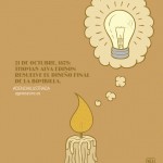 Cuando el mundo comenzó a iluminarse con luz eléctrica: Thomás Alva Edison inventa su foco o bombilla eléctrica, presentado el 21 de octubre de 1879