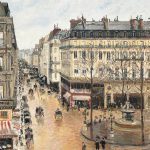Rue Saint-Honoré por la tarde- Efecto de lluvia, Camille Pissarro, 1897