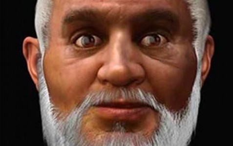 El verdadero rostro de San Nicolás, presentado el 13 de diciembre de 2004 El rostro de San Nicolás, generado por los trabajos de Caroline Wilkinson