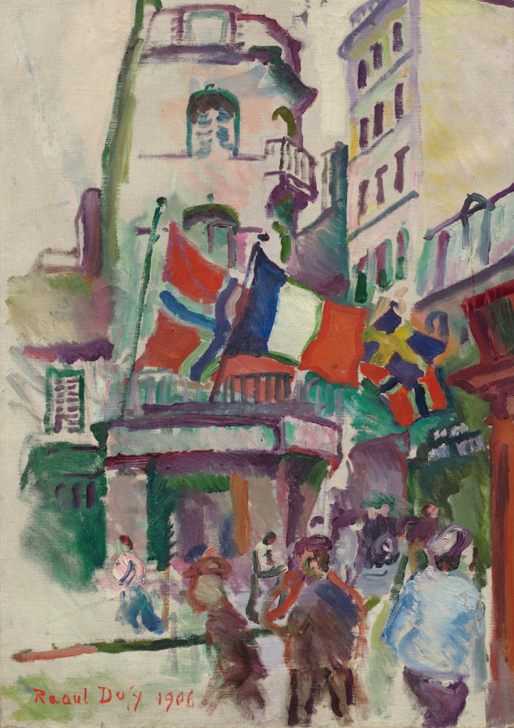 14 Julio, El Havre, Raoul Dufy, 1906- National Gallery of Art, Washington
