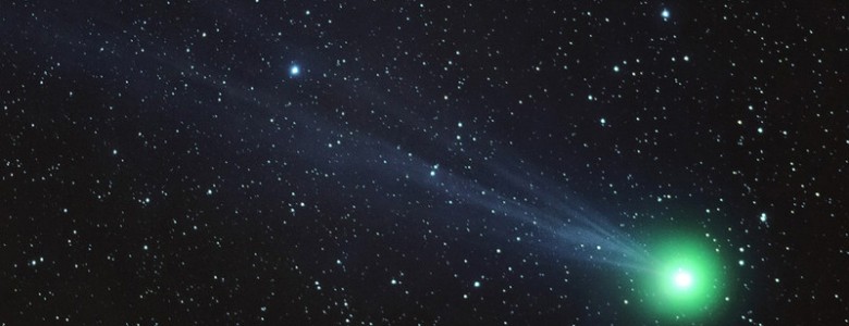 Cometa Lovejoy observado cerca del Observatorio del Teide la noche del 10 de enero de 2015. / Daniel López / IAC
