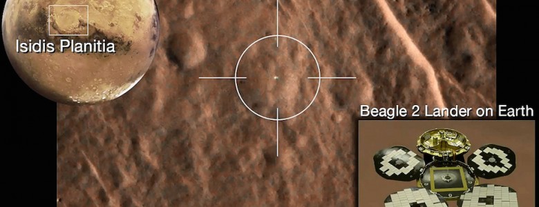 La Beagle 2 aparece en Marte- NASA, JPL-Caltech