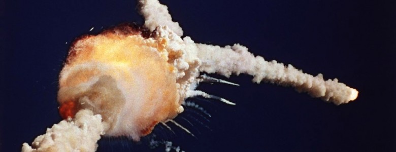 La explosión del Challenger