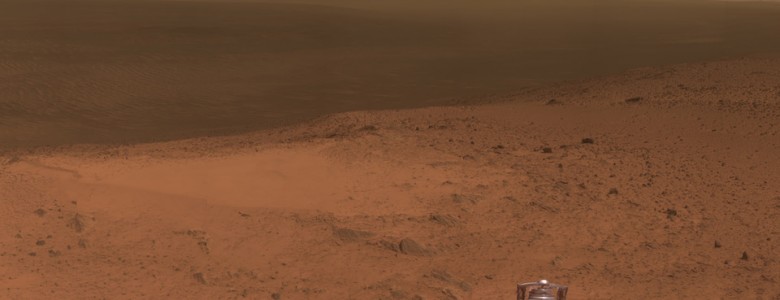 Panorámica de Marte tomada por el Opportunity desde el monte Cape trbulation- NASA