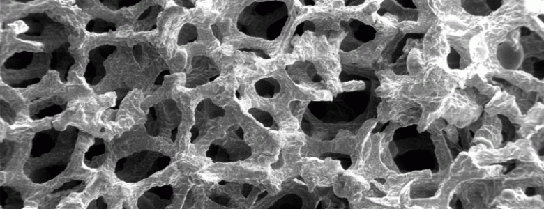 Fabricar materiales metálicos con una porosidad del 90% Fabricar materiales metálicos con una porosidad del 90%