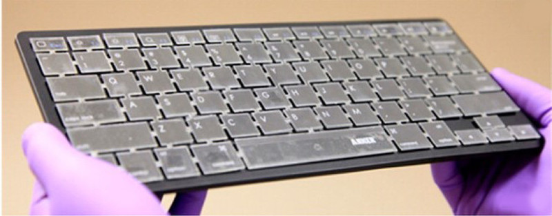 Un teclado que reconoce al usuario, se autorrecarga y repele la suciedad