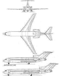 Boeing 727 3 vistas