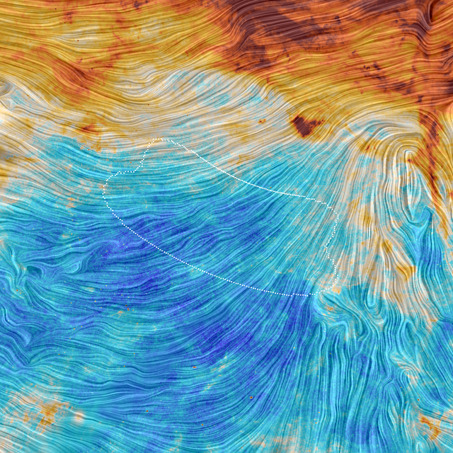 El ‘Vang Gogh’ del satélite Planck borra las ondas gravitacionales de BICEP2