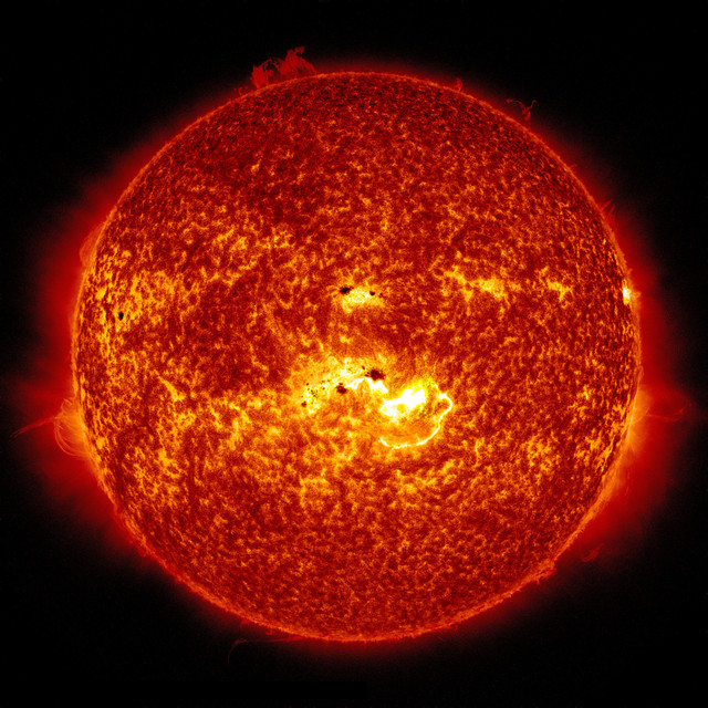 La actividad del Sol hoy, similar a la del siglo XVIII.