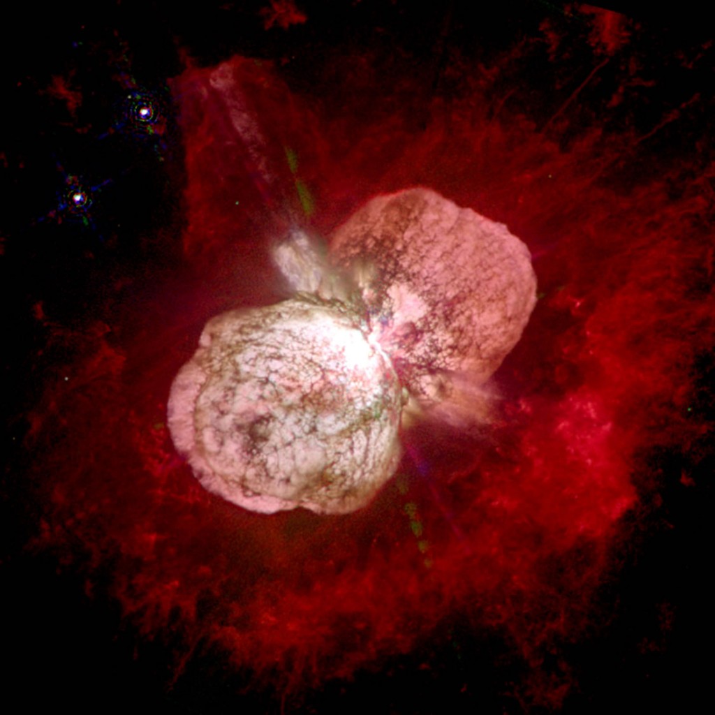 Los observatorios de la NASA logran ver, como nunca antes, la súper estrella Eta Carinae