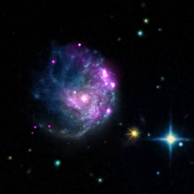 El Observatorio Chandra descubre un intrigante miembro del árbol genealógico de los agujeros negros