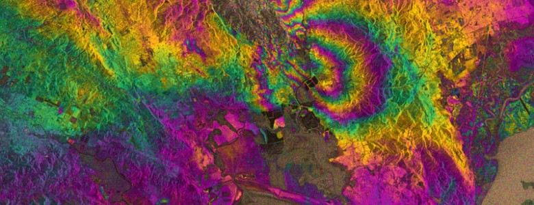 Así se ve desde el espacio qué pasa en el suelo después de un terremoto