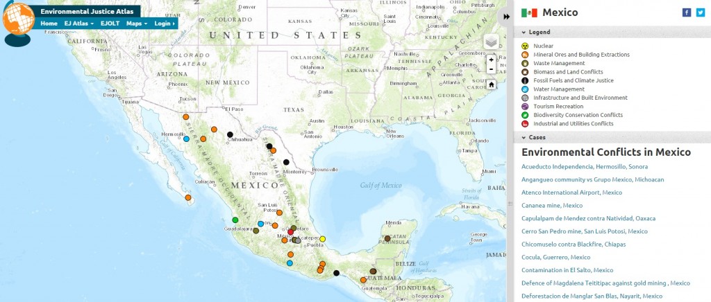 El Atlas Global de Justicia Ambiental reestrena su portal web sobre conflictos ambientales