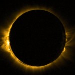 El eclipse solar visto desde Europa y el espacio