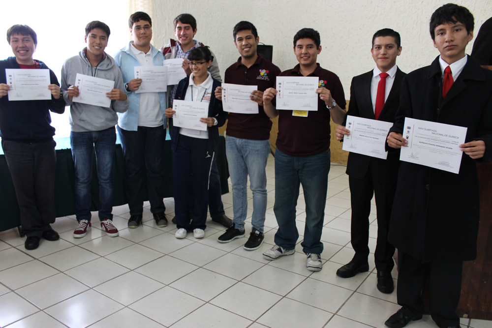 Veracruz y Querétaro, máximos ganadores de la XXIV Olimpiada Nacional de Química
