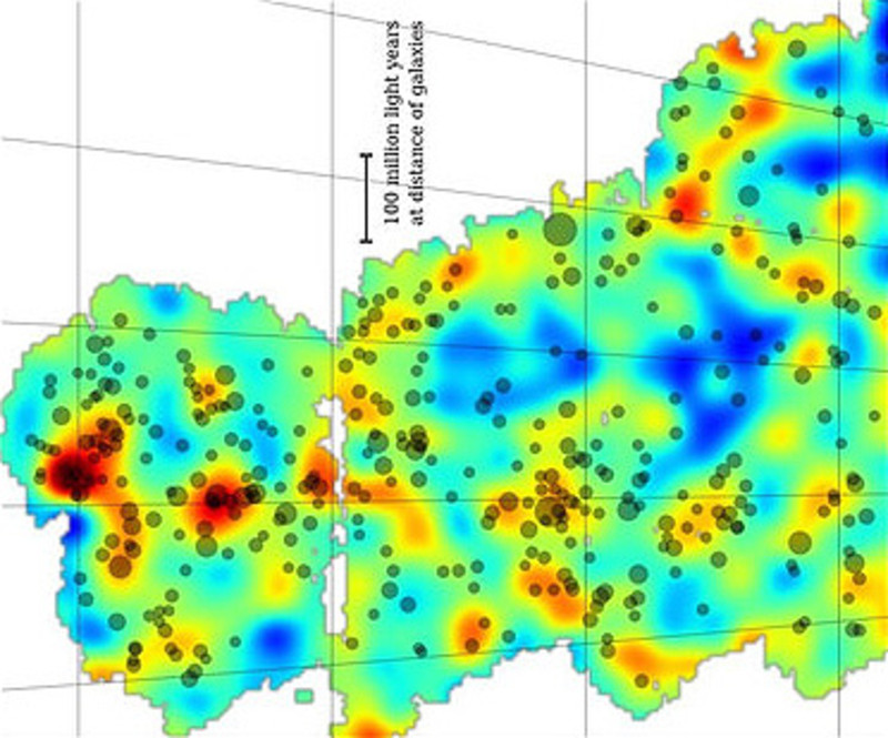 El mayor mapa de la materia oscura del universo