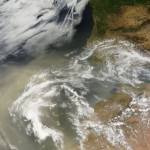 El polvo desértico del Sahara enfría la península ibérica