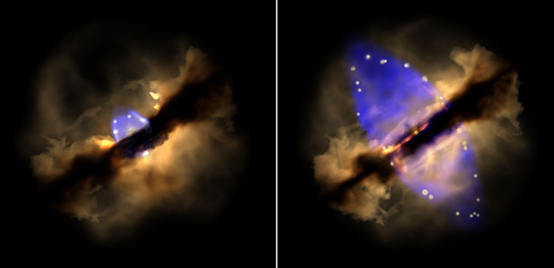Gestación de un jet en una protoestrella de gran masa- Wolfgang Steffen, Instituto de Astronomía, UNAM