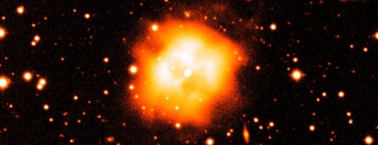 nebulosa Abell 46 obtenida con el telescopio INT del Observatorio del Roque de los Muchachos. Cortesía de R. Corradi