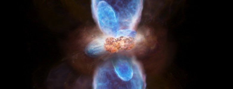 ALMA aclara el complejo proceso de formación de estrellas gigantes