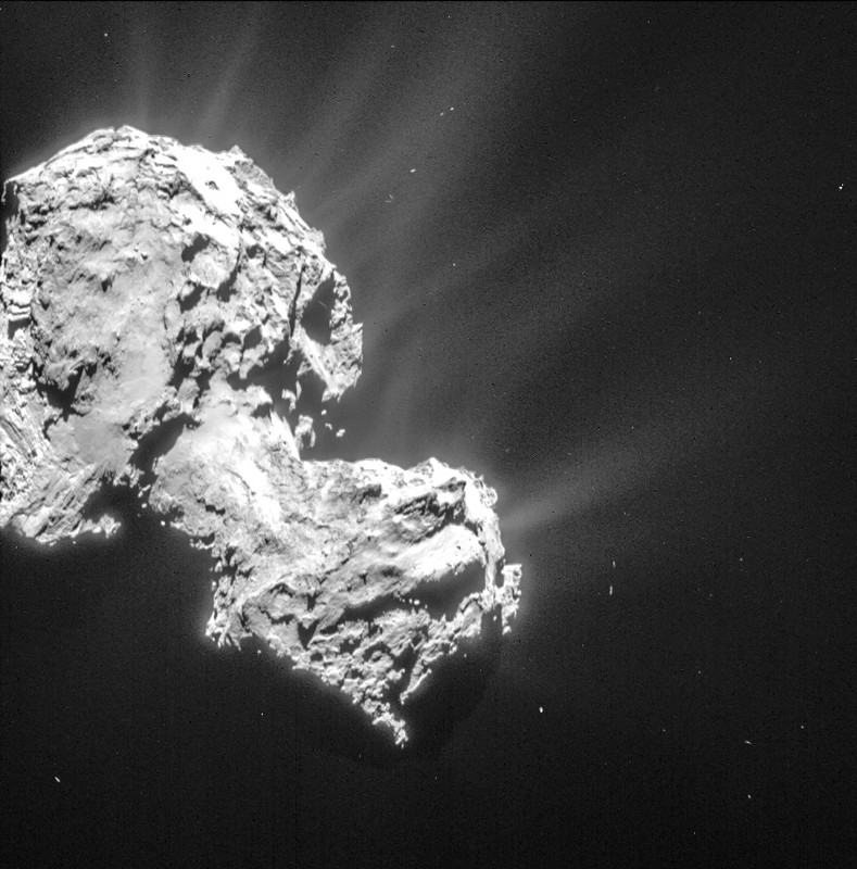 El cometa 67P no tiene campo magnético