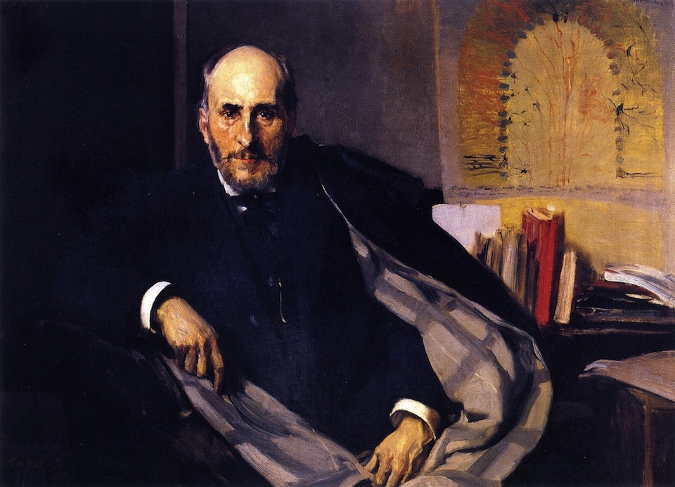 Santiago Ramón y Cajal, retrato de Joaquín Sorolla, 1906