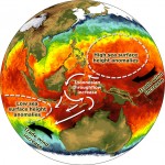 El océano Índico se calienta mientras que el Pacífico se enfría