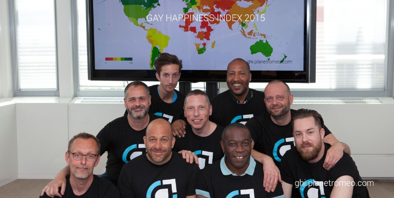 Miembros del equipo Gay Happiness Index 2015