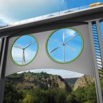 Viaductos con aerogeneradores, nueva fuente de energía renovable
