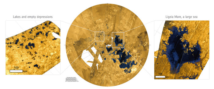 Disolviendo la superficie de Titán