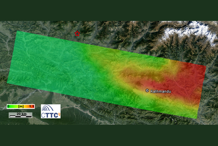 El terremoto de Nepal deformó el terreno hasta en más de un metro