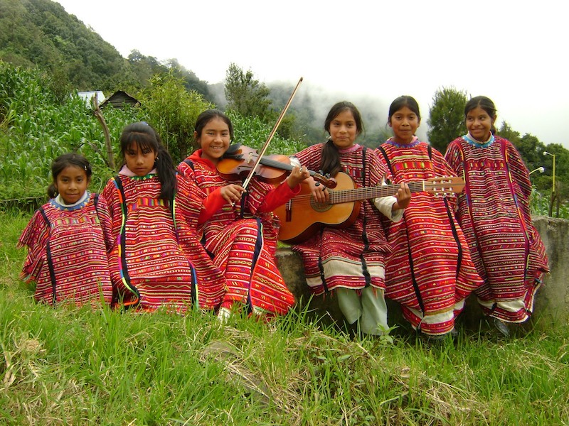 Orquesta infantil triqui en Chicahuaxtla, Oaxaca- corresponsalesindigenas
