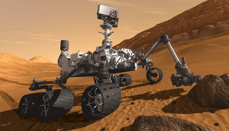 El rover Curiosity en Marte- NASA/JPL-Caltech