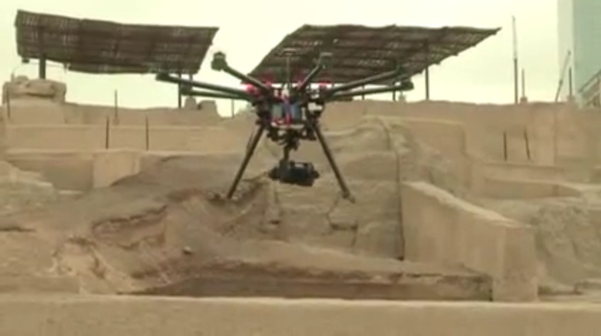 Perú incorpora drones para conservar su riqueza arqueológica (VIDEO)