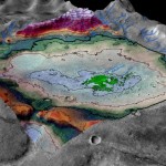 Un salar, vestigio de lo que fue uno de los últimos grandes lagos de Marte