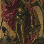 San Miguel triunfa sobre el demonio, Bartolomé Bermejo, 1468- National Gallery, Londres.jpg