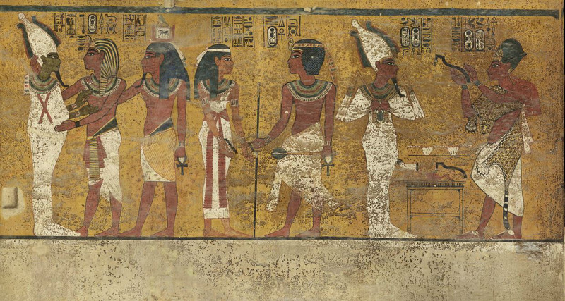 ¿Se esconde la tumba de Nefertiti tras este mural?