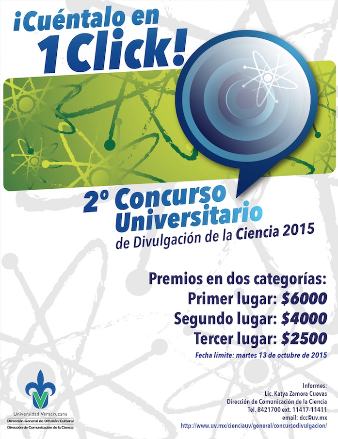 Concurso universitario de divulgación de la ciencia 2015