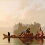 Fur Traders Descending the Missouri, 1845, George Caleb Bingham- Metropolitan Museum of Art, New York