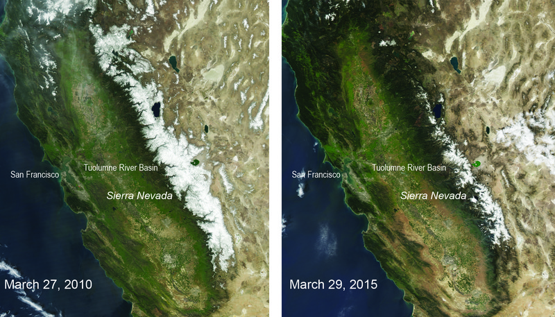 Sierra Nevada en California alcanza el mínimo histórico de nieve de los últimos 500 años