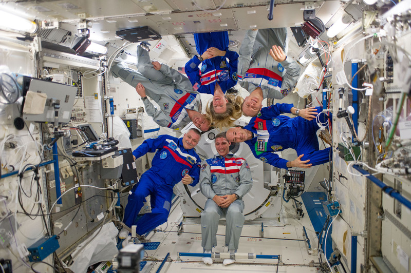 Expedicion 37 de la NASA en el módulo Kibo de la Estación Espacial Internacional en 2013- NASA