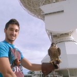 Nalla, mantiene libre de aves la estación de seguimiento de satélites de la ESA