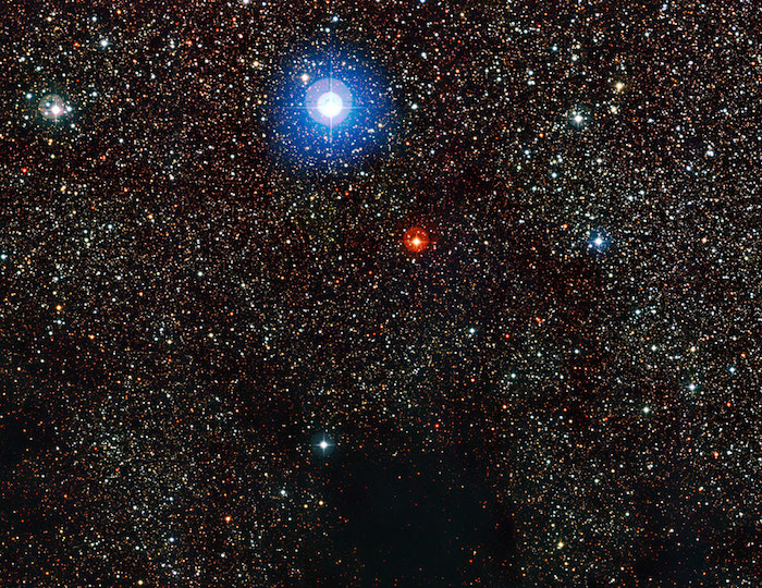 Parte de la nebulosa Saco de Carbón- ESO