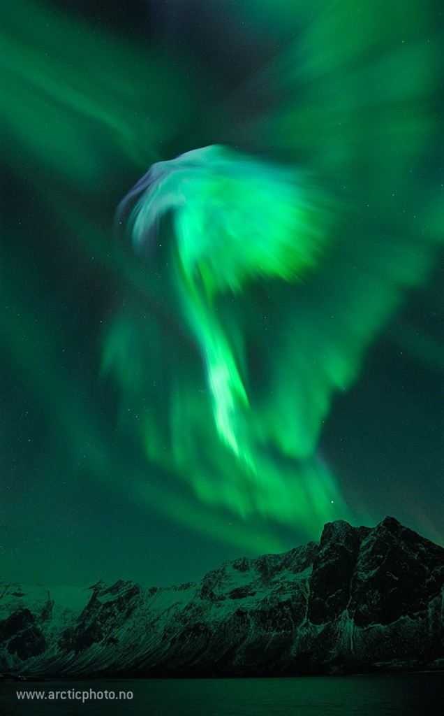 Un cielo escalofriante, fotografía del 24 de enero de 2012, de Bjørn Jørgensen