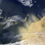 ¿Cuánto polvo atmosférico sale del desierto del Sáhara?