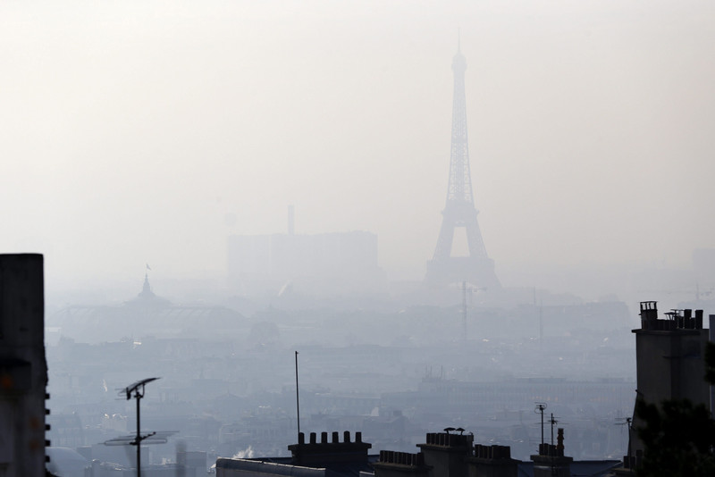 Contaminación en París- EFE, Yoan Valat